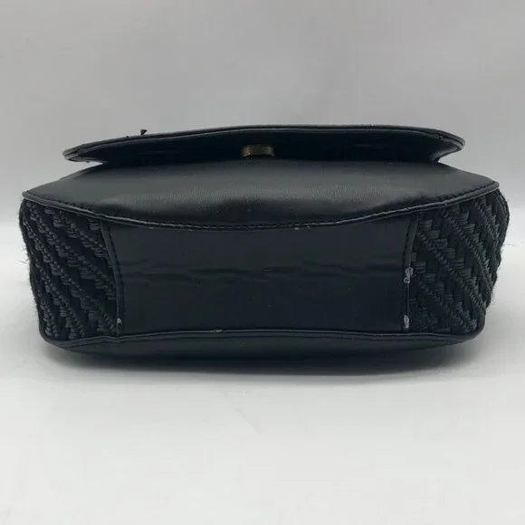 Desigual Black Faux Leather Varsovia Far West Crossbody Bag - Picture 5 of 10